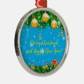 休日 メタルオーナメント (右)