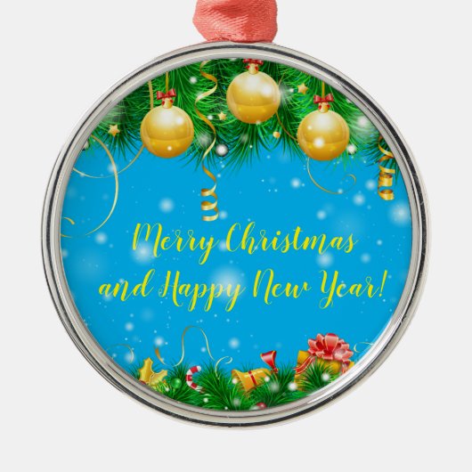 休日 メタルオーナメント (正面)