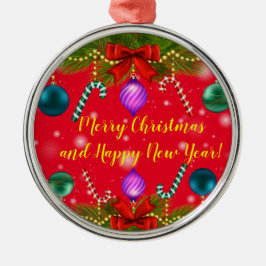 休日 メタルオーナメント