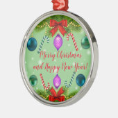 休日 メタルオーナメント (左)