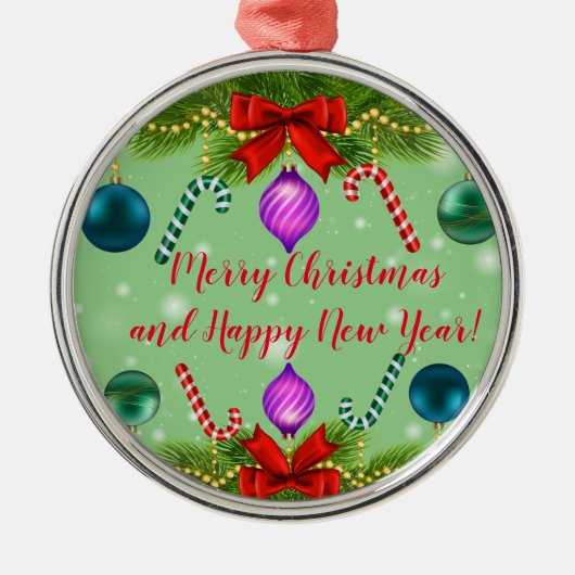 休日 メタルオーナメント (正面)