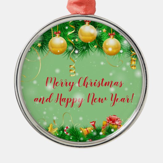 休日 メタルオーナメント (正面)