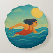 休日 ラウンドクッション (裏面)