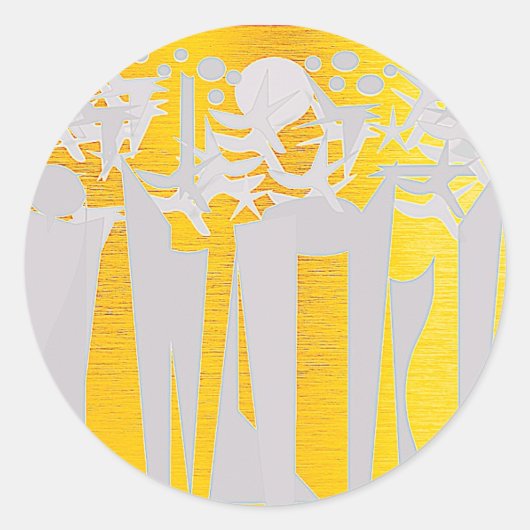 休日 ラウンドシール (正面)