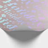 休日,レジャー,光沢,金属,聖なる書物、 経典,金ゴールド, ラッピングペーパー (角)