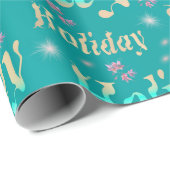 休日，レジャー，光沢，金属，聖なる書物、 経典,金ゴールド, ラッピングペーパー (ロールコーナー)