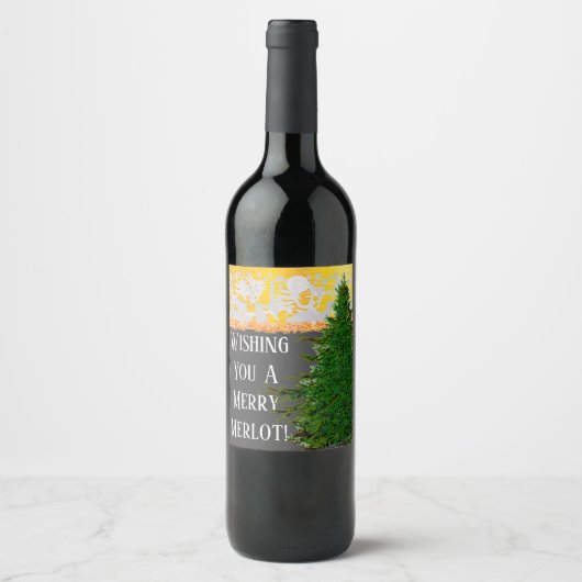 休日 ワインラベル (正面)