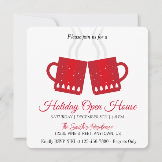 休日、塩茶、クリスマス魔法 シーズンカード (正面)