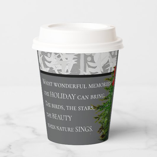 休日（小） 紙コップ (正面)