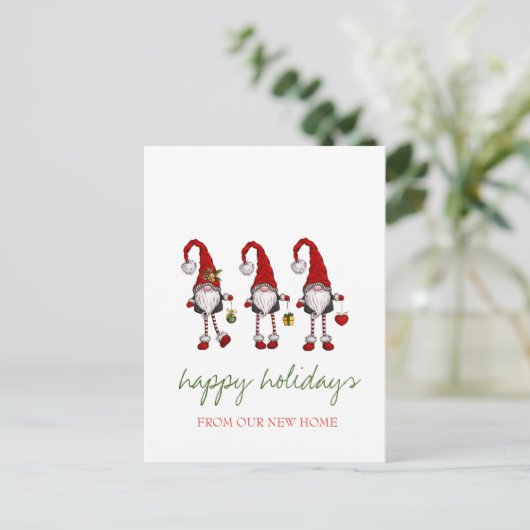 休日、我々は移動している、赤い格言 案内ポストカード (スタンド正面)