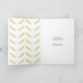 休日〔雄ジカの〕枝角 | 休日のフォトグリーティングカード シーズンカード (内部)