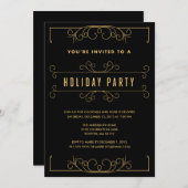 休日DECO %PIPE%の休日のパーティの招待状 招待状 (正面/裏面)