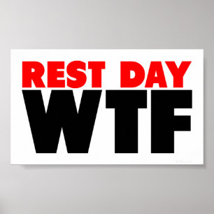 休日WTF ポスター