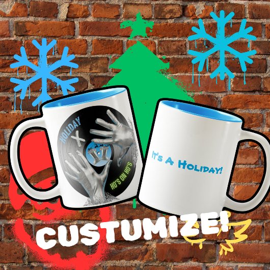 休日X ツートーンマグカップ