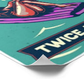 休暇おもしろいヴィンテージ ポスター (角)