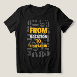 休暇から教育学校に始まる トライブレンドTシャツ