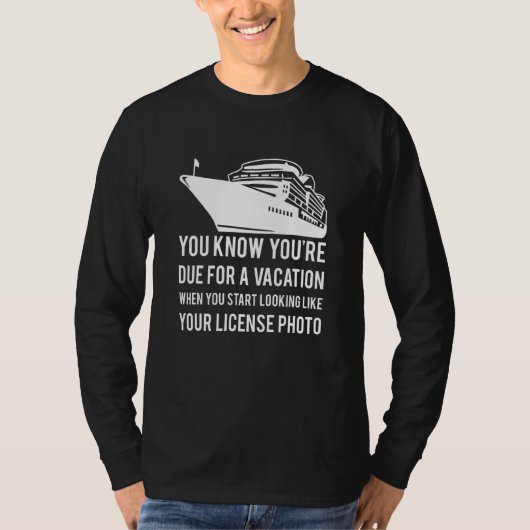 休暇が待ちきれない時のサイン Youu2026 Tシャツ (正面)