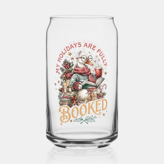 休暇が満室だ ガラス缶 (正面)