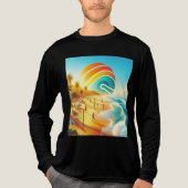 休暇と旅行 トライブレンドＴシャツ (正面)