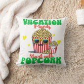 休暇と最高のポップコーン愛好家のための休暇ギフト クッション (ブランケット)
