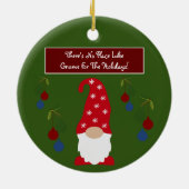 休暇には格言に限る セラミックオーナメント (裏面)