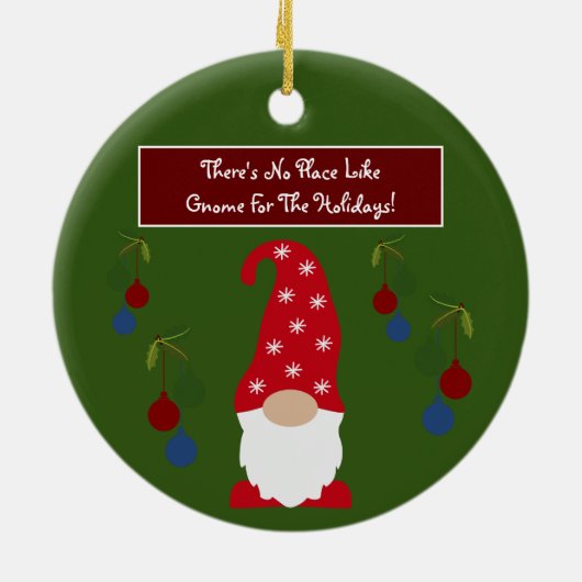 休暇には格言に限る セラミックオーナメント (裏面)