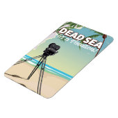 休暇のために死海！旅行ポスター マグネット (左側)