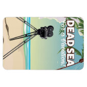 休暇のために死海！旅行ポスター マグネット (横)