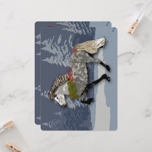 休暇のためのアストリッドビューティフルアイスランドホース (正面/裏面インサイチュ)