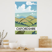 休暇のためのオックスフォードシャー ポスター (キッチン)
