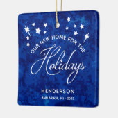 休暇のための新しいホームクライアントのクリスマス セラミックオーナメント (左)