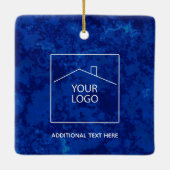 休暇のための新しいホームクライアントのクリスマス セラミックオーナメント (裏面)