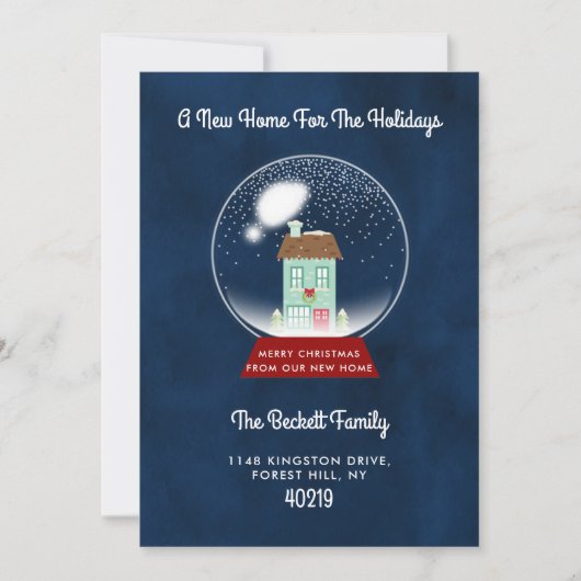 休暇のための新しい家 |お知らせ シーズンカード (正面)