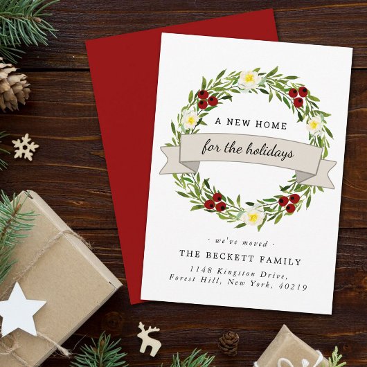 休暇のための新しい家 |お知らせ シーズンカード