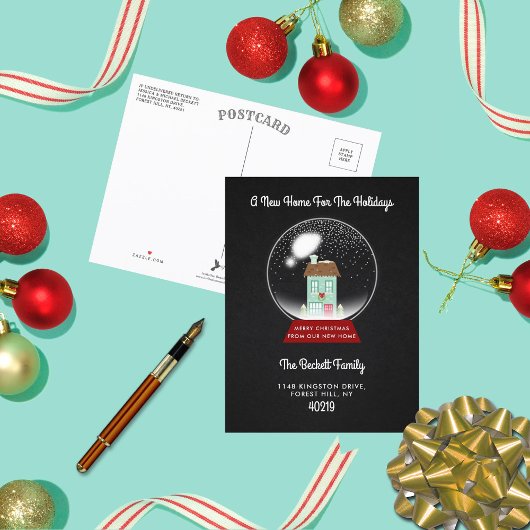 休暇のための新しい家 |お知らせ 案内ポストカード