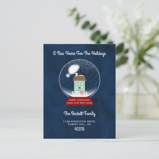 休暇のための新しい家 |お知らせ 案内ポストカード (スタンド正面)