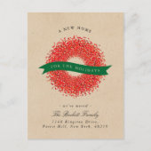 休暇のための新しい家 |クラフ素朴ト移動 案内ポストカード (正面)