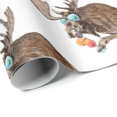 休暇のアメリカヘラジカ ラッピングペーパー (ロールコーナー)