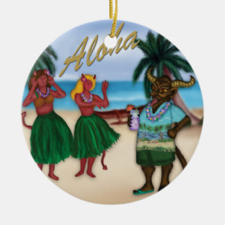 休暇のオーナメントのKrampus セラミックオーナメント