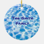 休暇のオーナメント セラミックオーナメント (裏面)