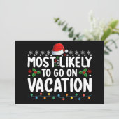 休暇のクリスマスファミリーに行く可能性が高い 招待状 (スタンド正面)