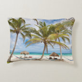 休暇のビーチ アクセントクッション (裏面)