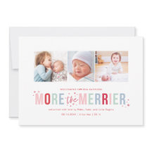 休暇のメリー出産のお知らせ