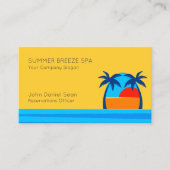 休暇のレンタルホームステイの休日のコテージ 名刺 (正面)