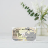 休暇の不動産か特性管理 名刺 (スタンド正面)