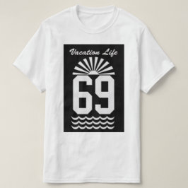 休暇の位置のティー Tシャツ