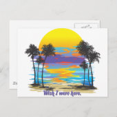 休暇の土産 ポストカード (正面/裏面)