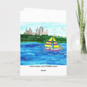 休暇の季節による幸せな航行 シーズンカード (裏面)