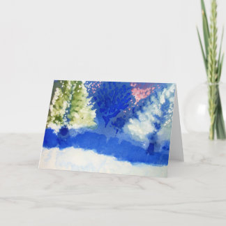 休暇の季節の嬉しい木の挨拶状 シーズンカード