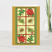 休暇の季節の挨拶状 シーズンカード (正面)